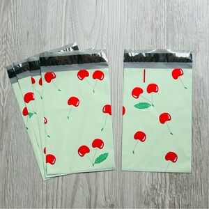 🍒 20 Cherry Poly Mailers 6” x 9” Brand New